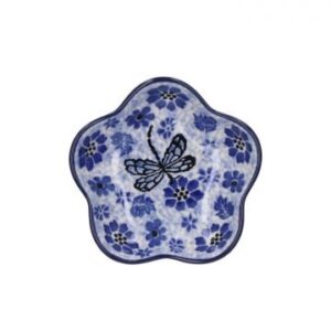 Bunzlau Castle Teabag Dish Flower